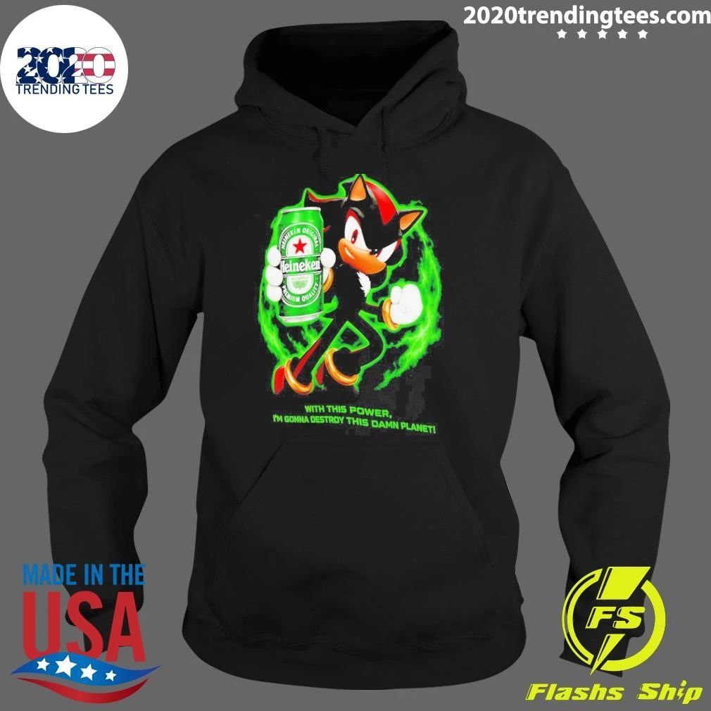 Shadow Heineken Beer Destroy This Damn Planet Meme shirt