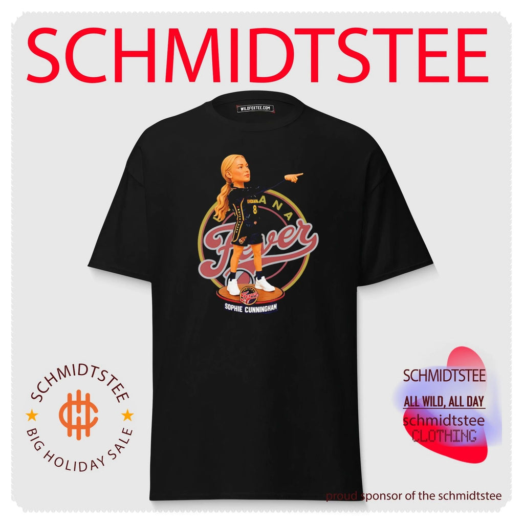 Indiana Fever Sophie Cunning Ham figure illustration shirt