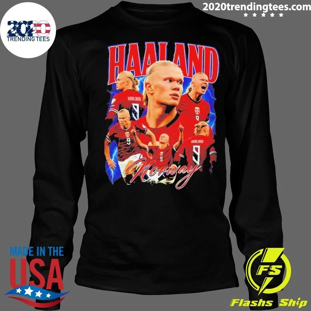 Erling Haaland Norway Soccer World Cup 2026 graphic shirt