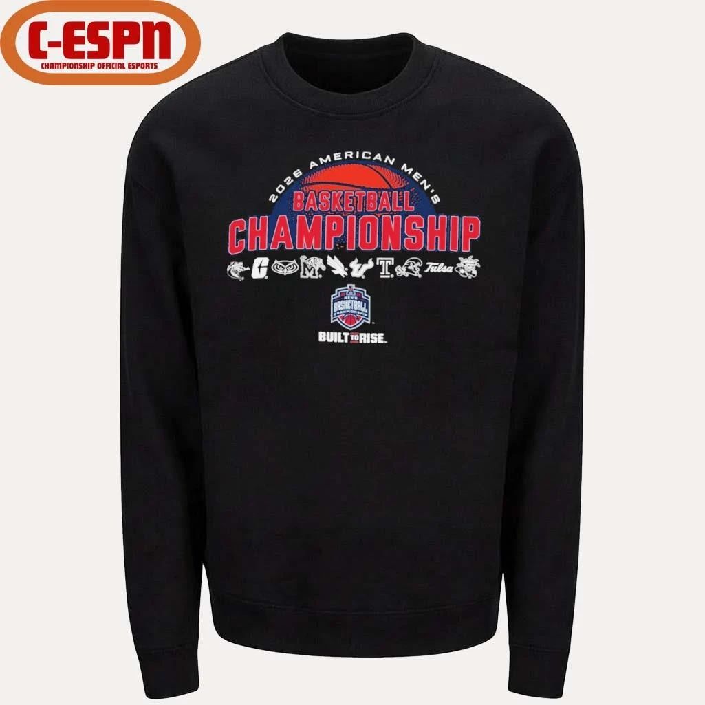 2026 American Athletic Men’s Basketball Championship Team Logo Shirt