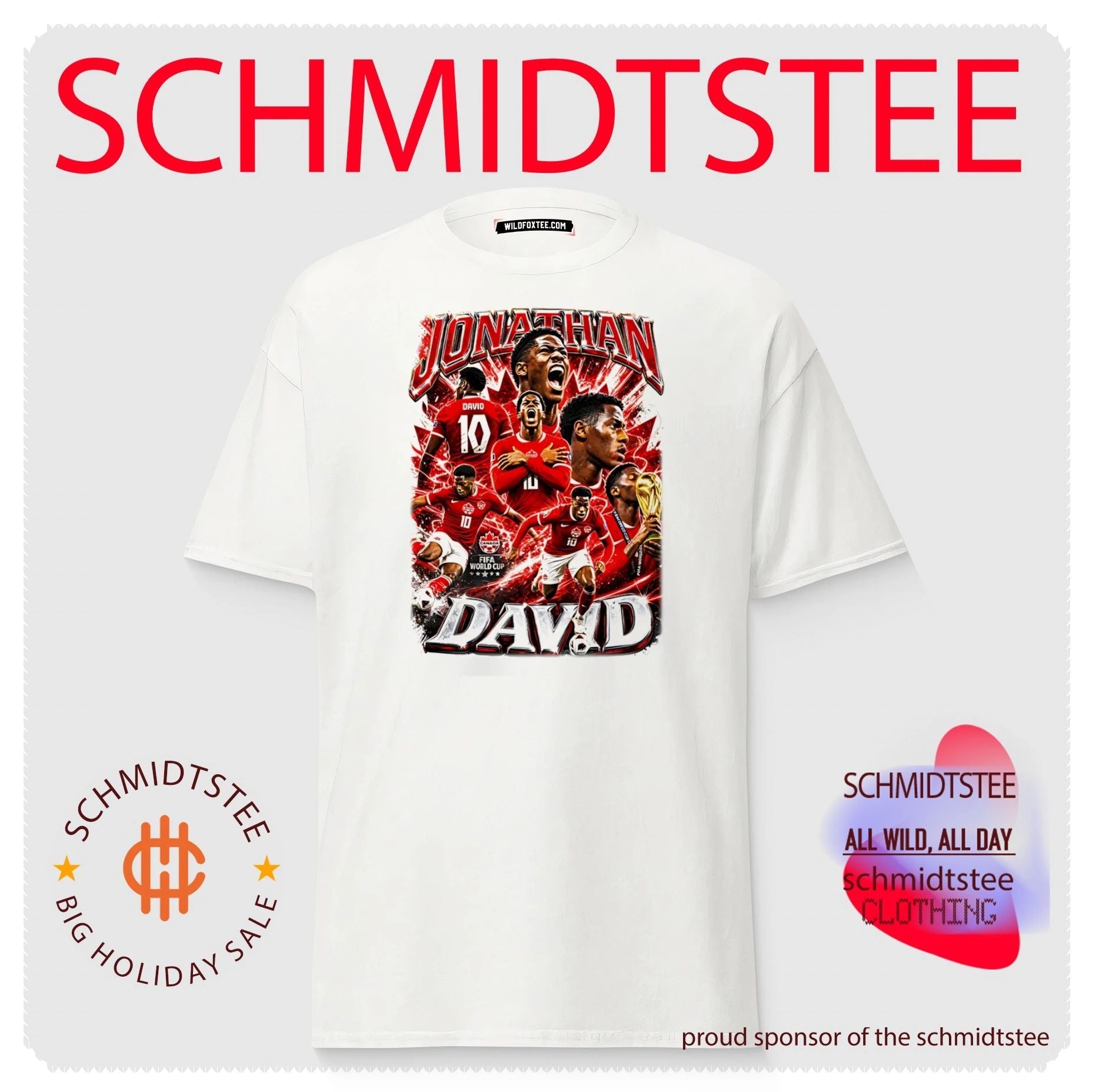 Jonathan David bootleg graphic shirt