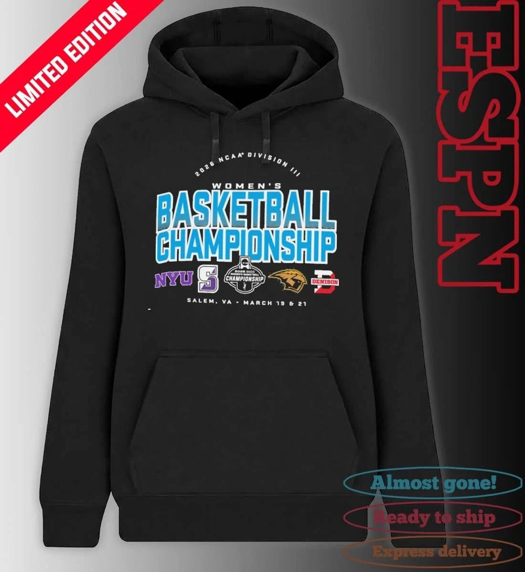 4 Teams 2026 NCAA DIII Women’s Basketball Championship T-Shirt