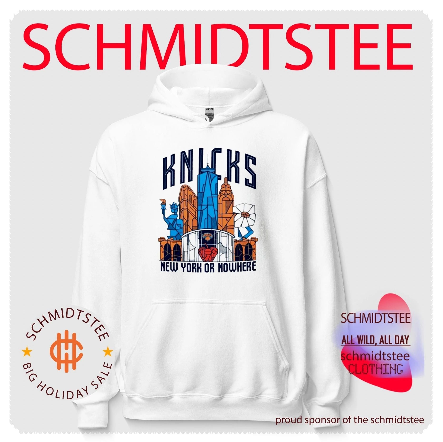 New York or Nowhere x New York Knicks Skyscraper Preseason shirt