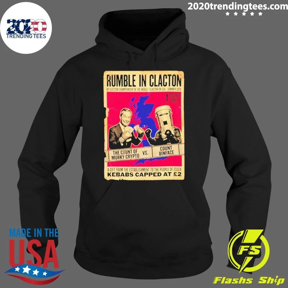 Count Binface Vs Farage Rumble In Clacton Boxing Poster Shirt
