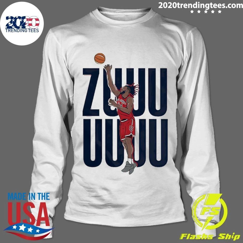 Zuby Ejiofor St John’s Red Storm Caricature Shirt