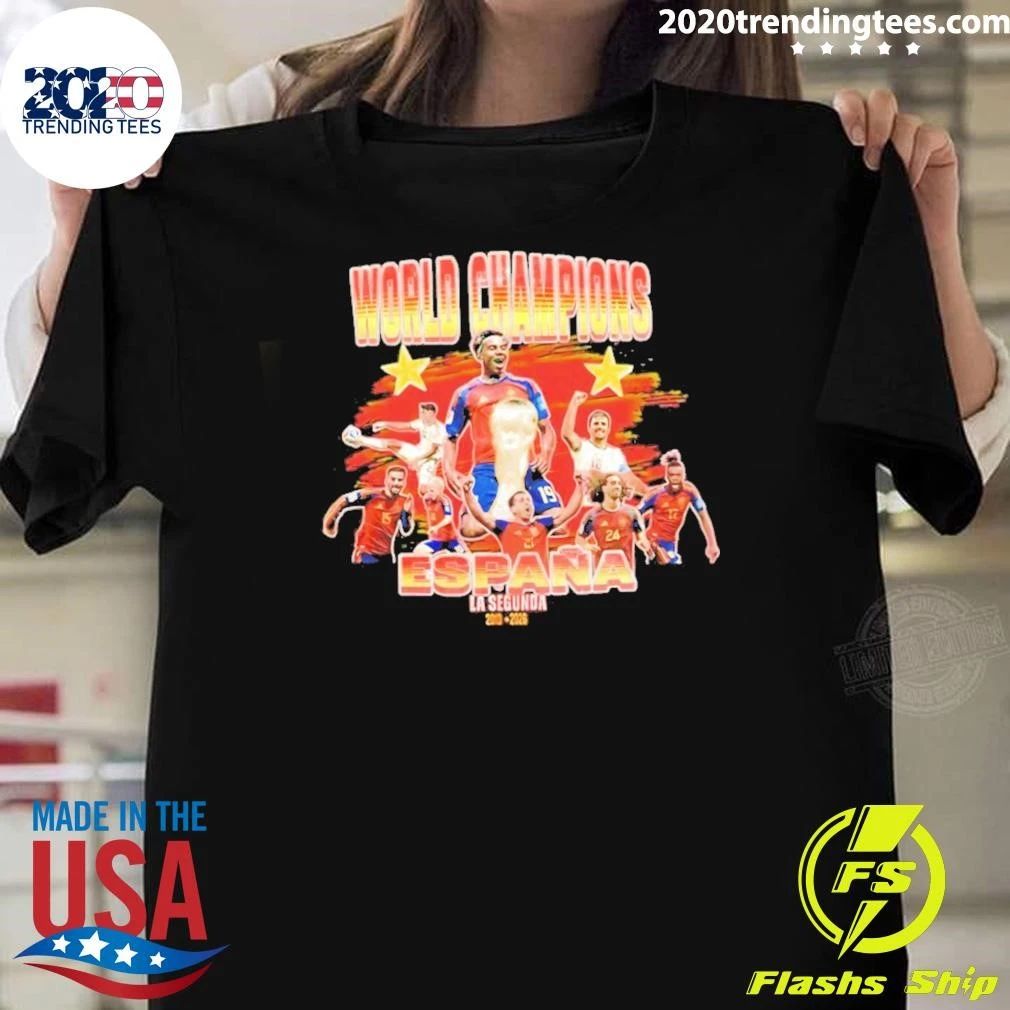 Spain 2026 World Champions Soccer Graphic Shirt