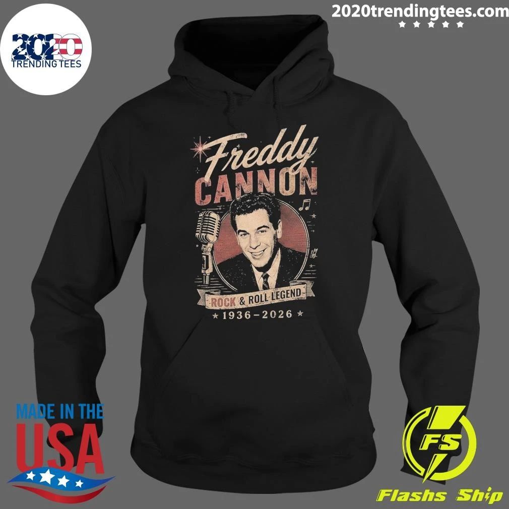 Freddy Cannon Rock & Roll Legend In Loving Memory 1936-2026 Shirt