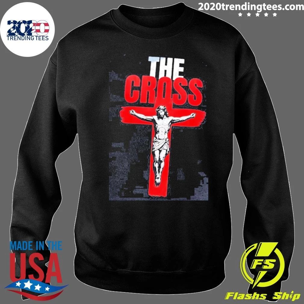 Jesus On The Cross Illustrated Shirt