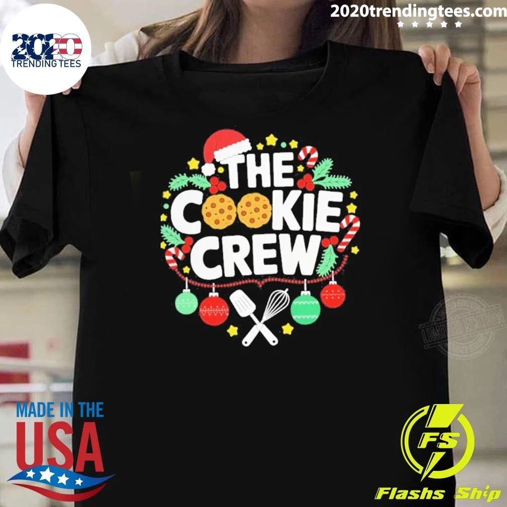 The Cookie Crew Christmas Baking Cookies Shirt