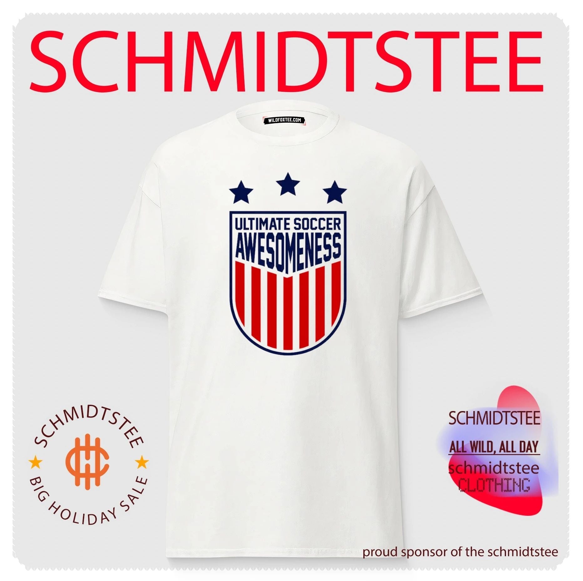 Ultimate Soccer Awesomeness logo shirt