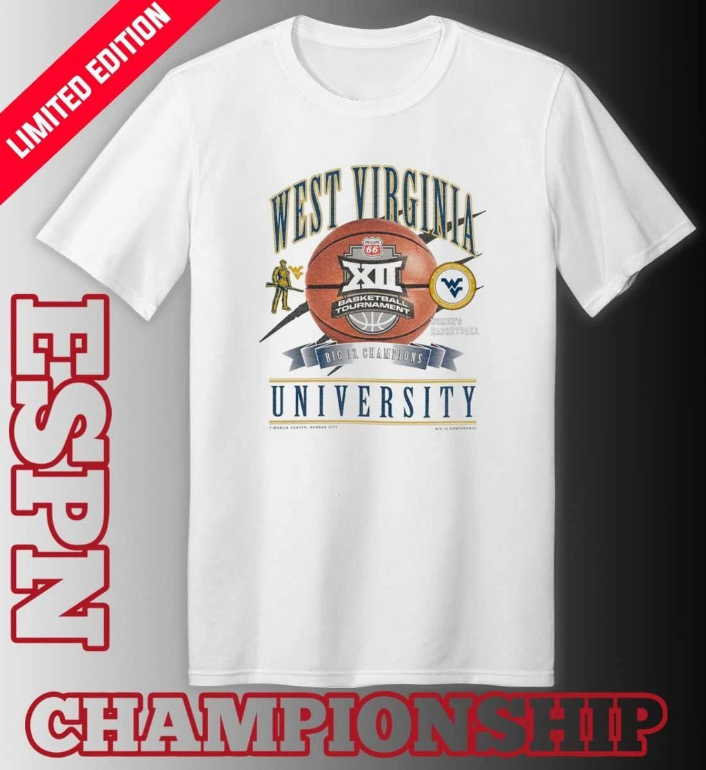 WVU Women’s Basketball New Era 2026 Big 12 Tournament Champions Shirt