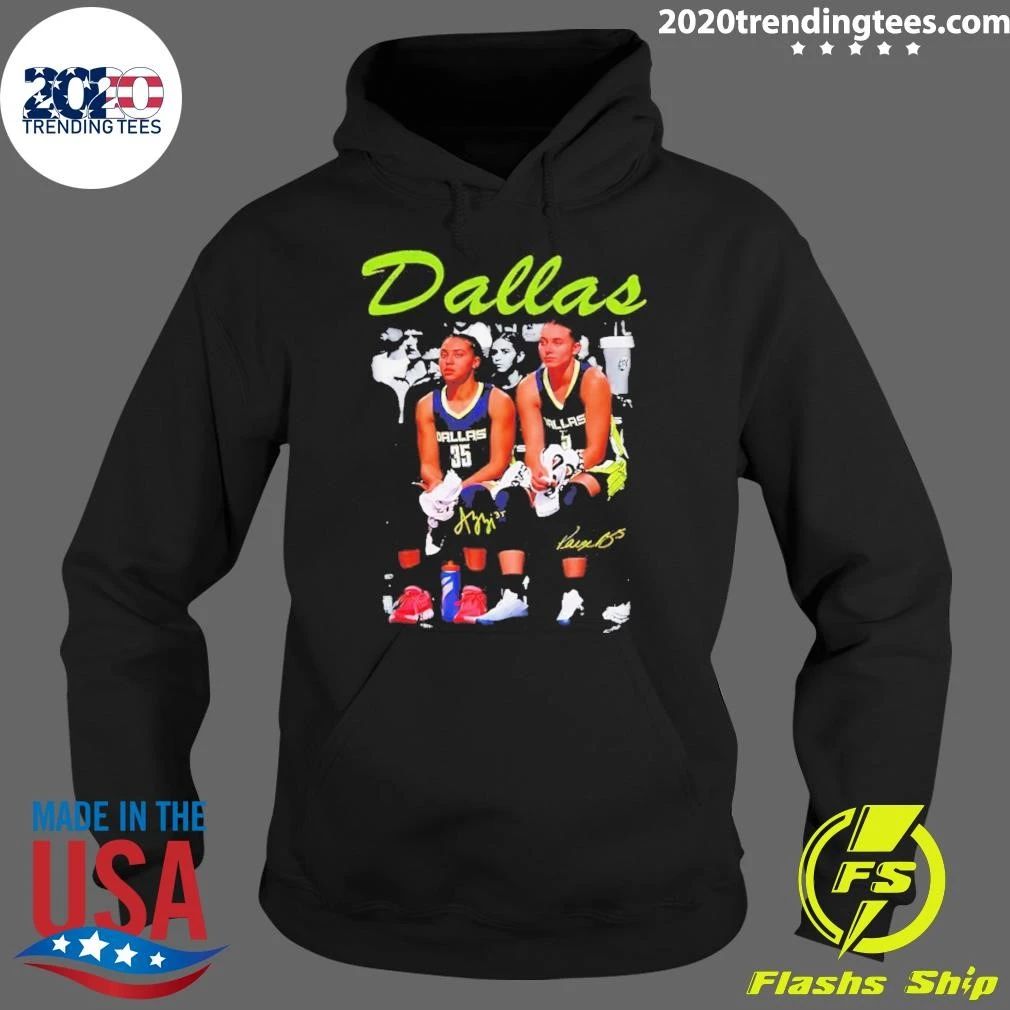 Azzi Fudd And Paige Bueckers Dallas Wings Women’s Basketball Game Day 2026 Signatures Shirt