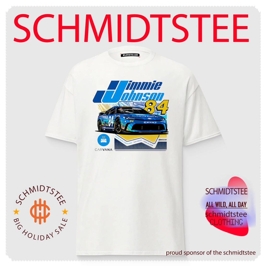 Jimmie Johnson Legacy Motor Club 84 Carvana San Diego NASCAR shirt