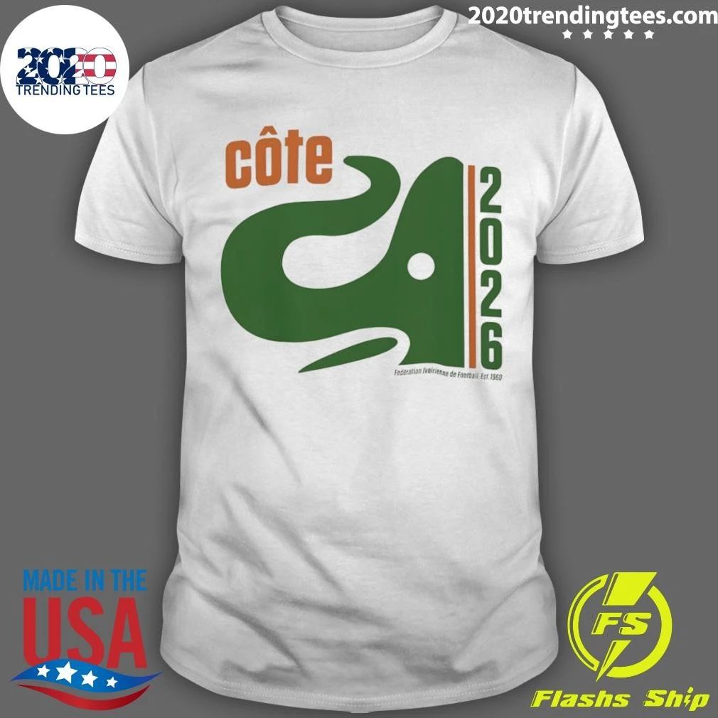 Côte D’ivoire World Cup 2026 National Football Federation Ivoirienne De Football Est 1960 Shirt
