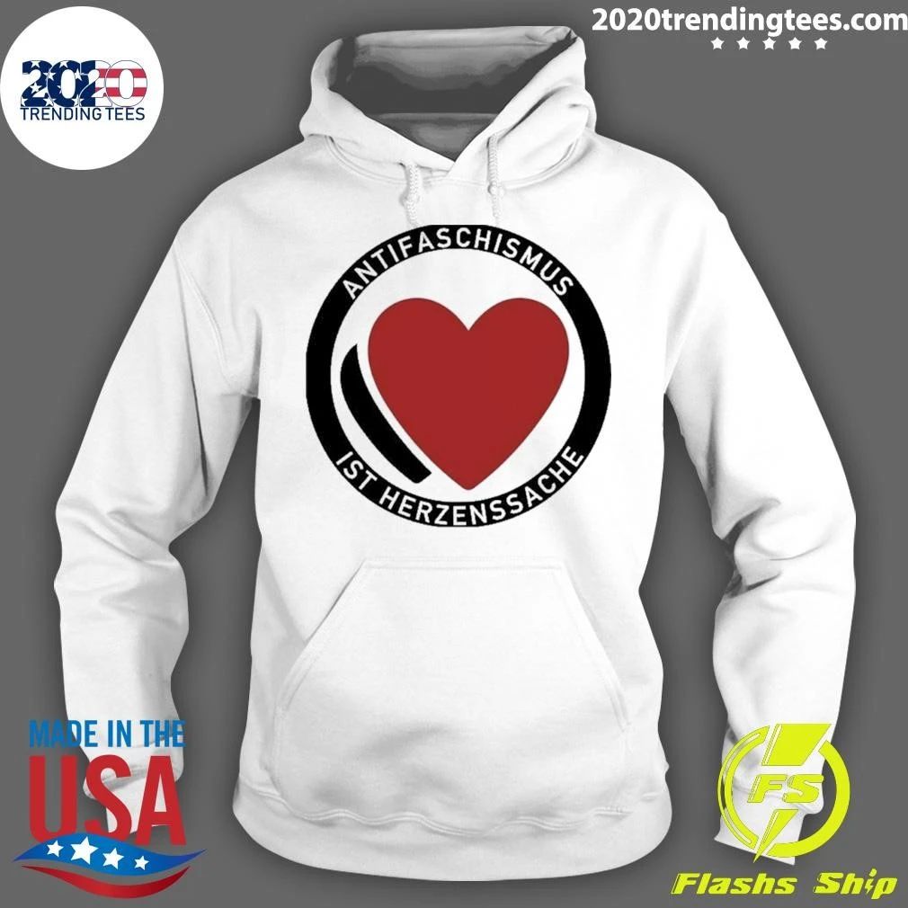 Antifaschismus Ist Herzenssache Antifa Shirt