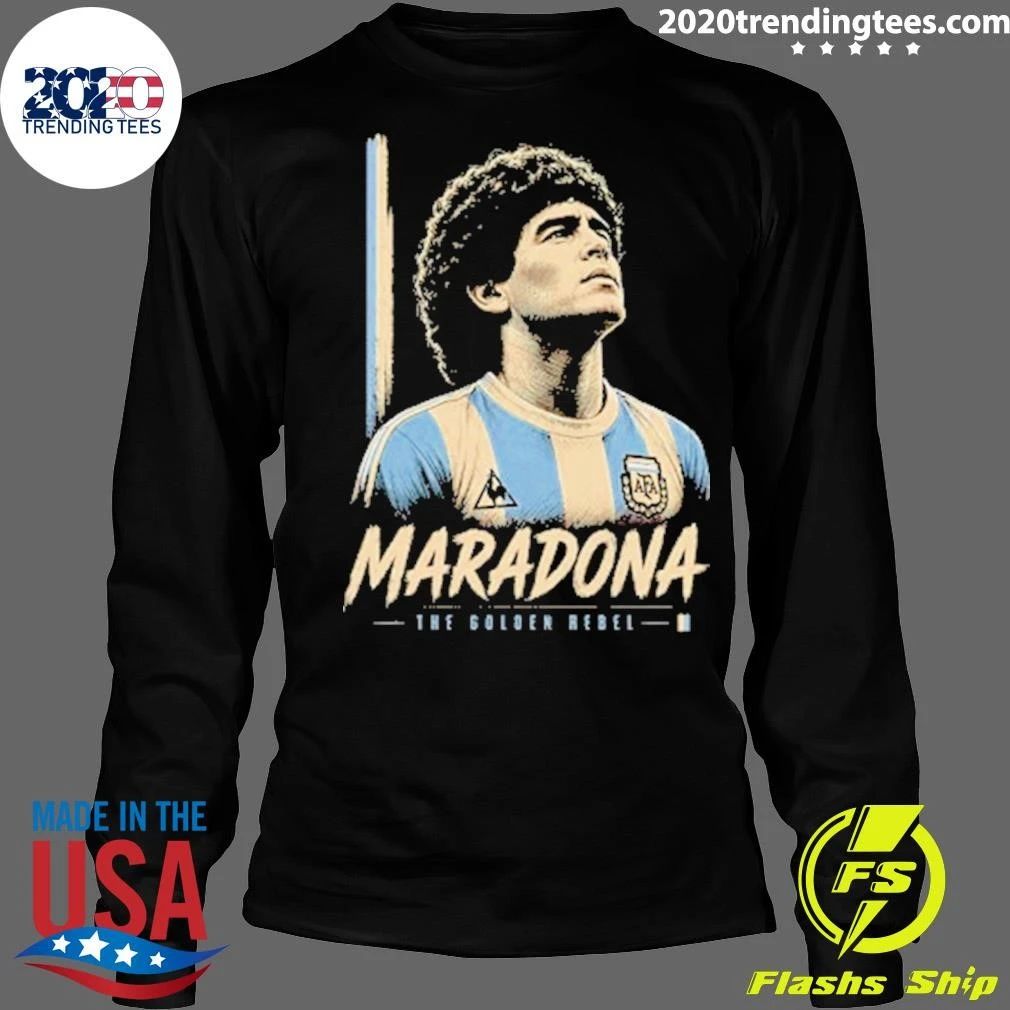 The Golden Rebel Maradona Shirt