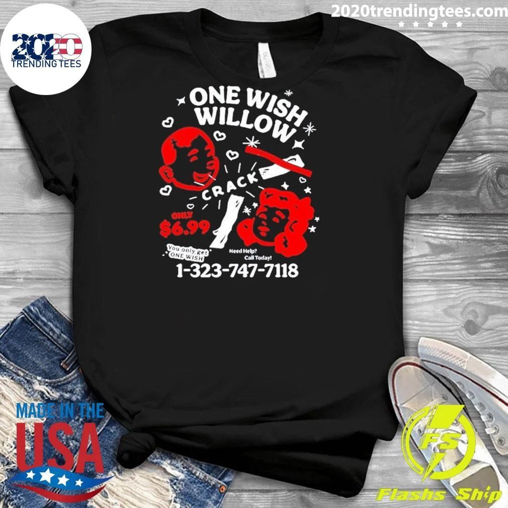 One Wish Willow Crack Spark the Middle and Break in Half Shirt