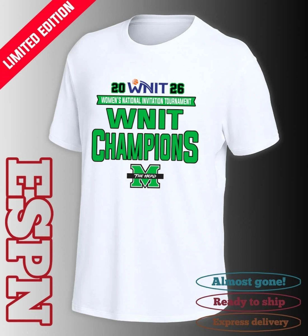 Marshall University Women’s Basketball 2026 WNIT Champions T-Shirt