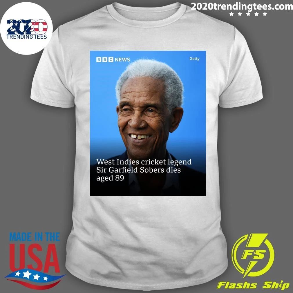 West Indies Cricket Legend Sir Garfield Sobers Dies Aged 89 Shirt