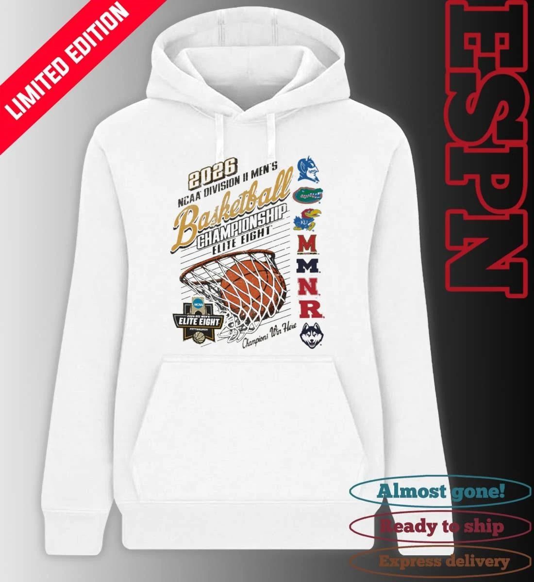Elite Eight 2026 NCAA DII Men’s Basketball Championship T-Shirt