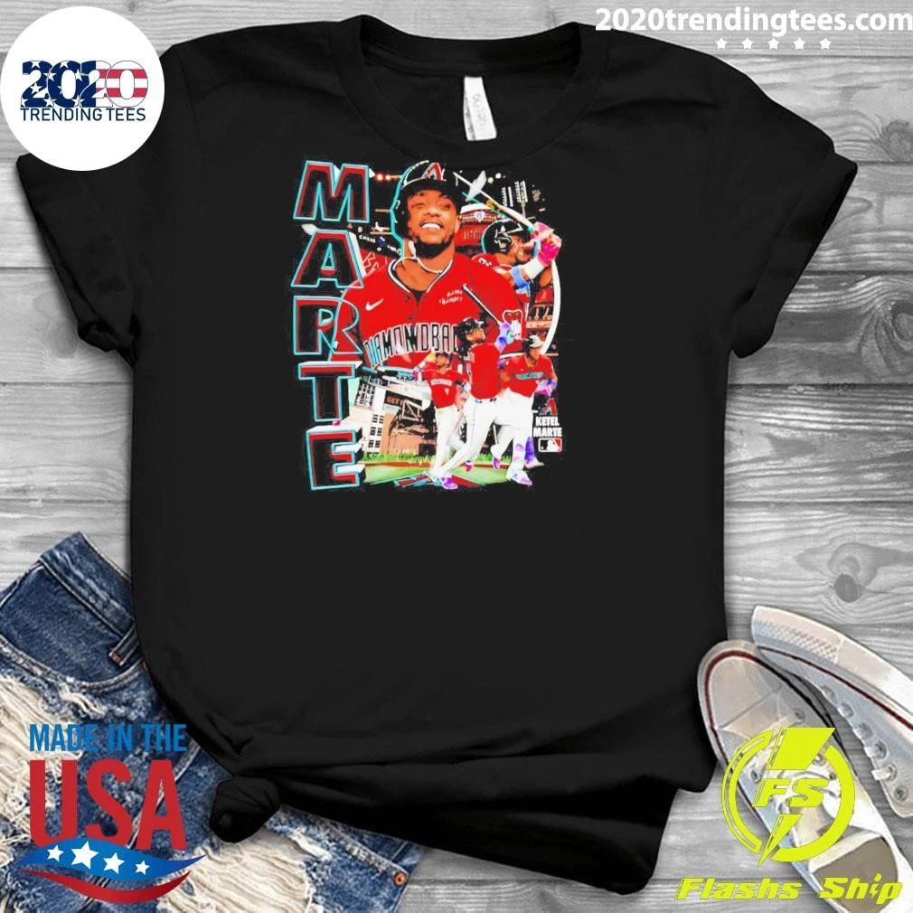 Ketel Marte Arizona Diamondbacks Player Collage Shirt