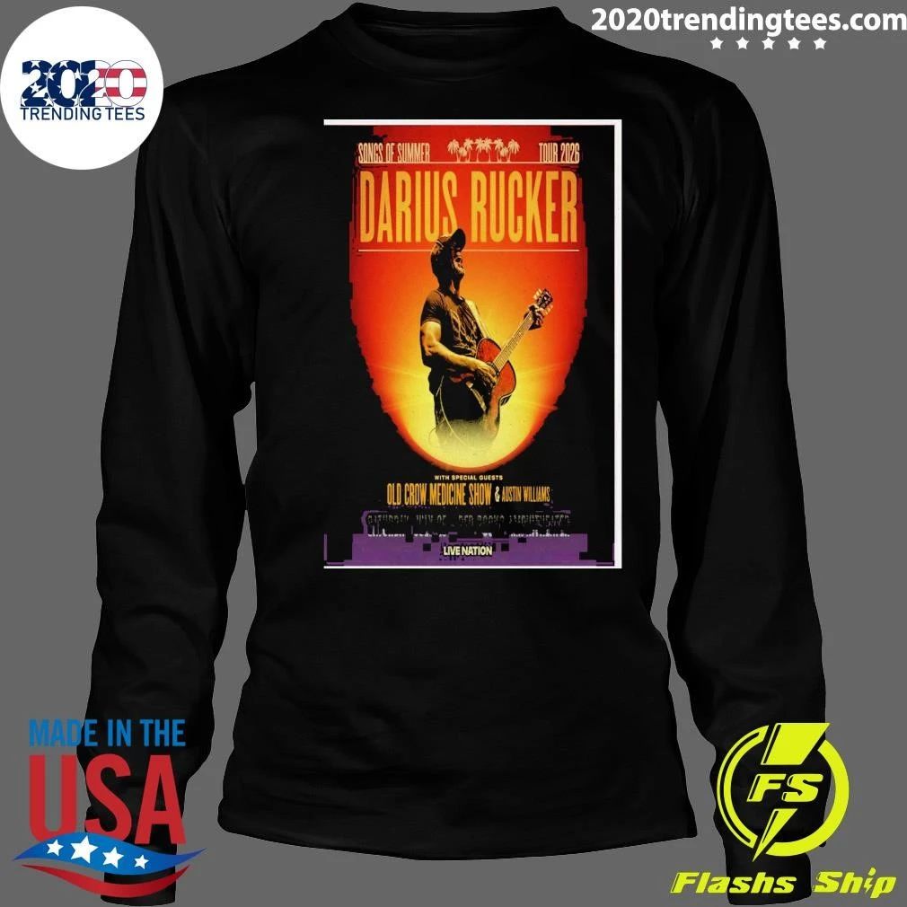 Darius Rucker live at Red Rocks Amphitheatre on July 25, 2026 Shirt