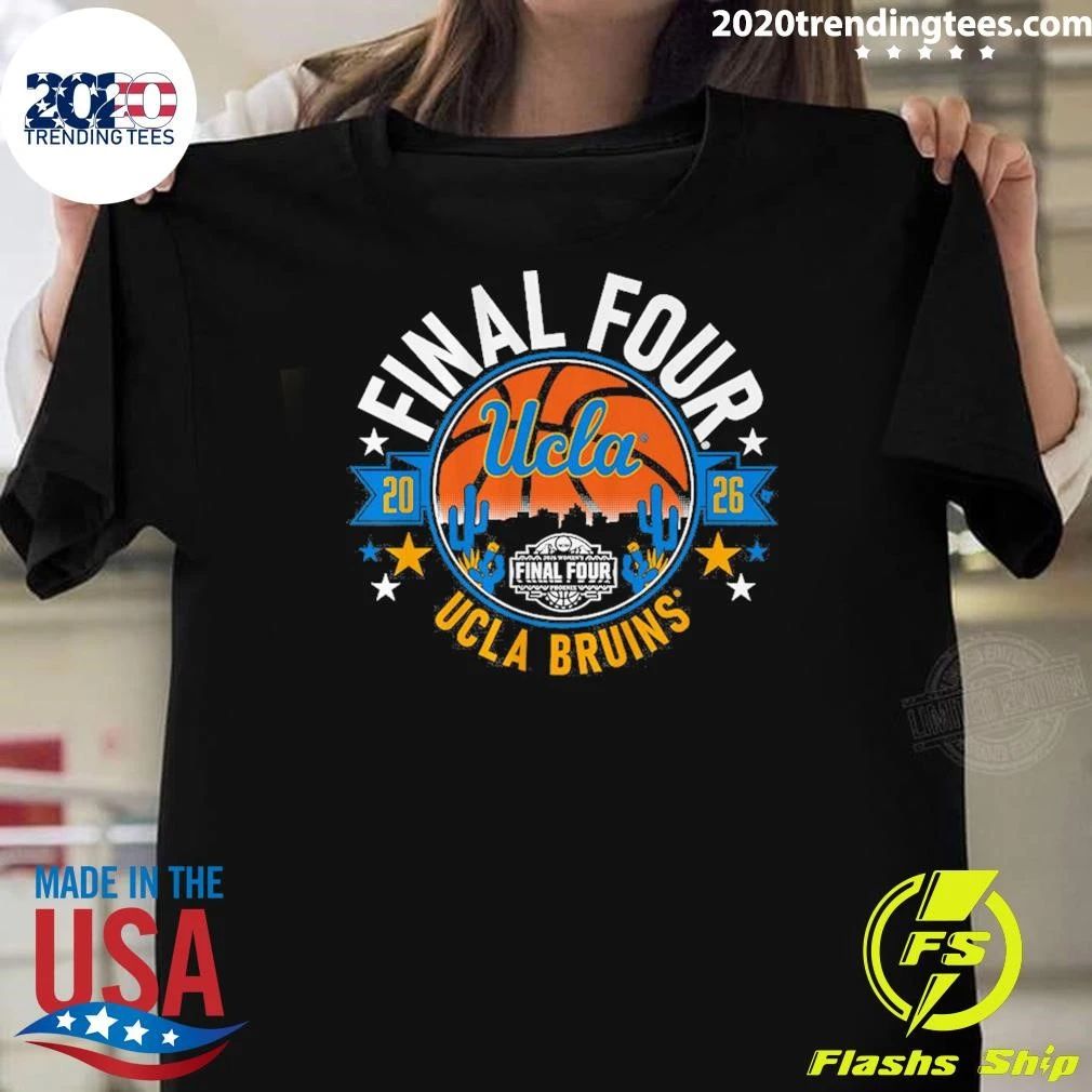 UCLA Bruins Women’s Basketball 2026 Final Four T-shirt – NCAA WBB Fan Shirt