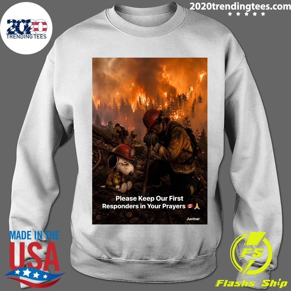 Please Keep Our First Responders in Your Prayers Shirt