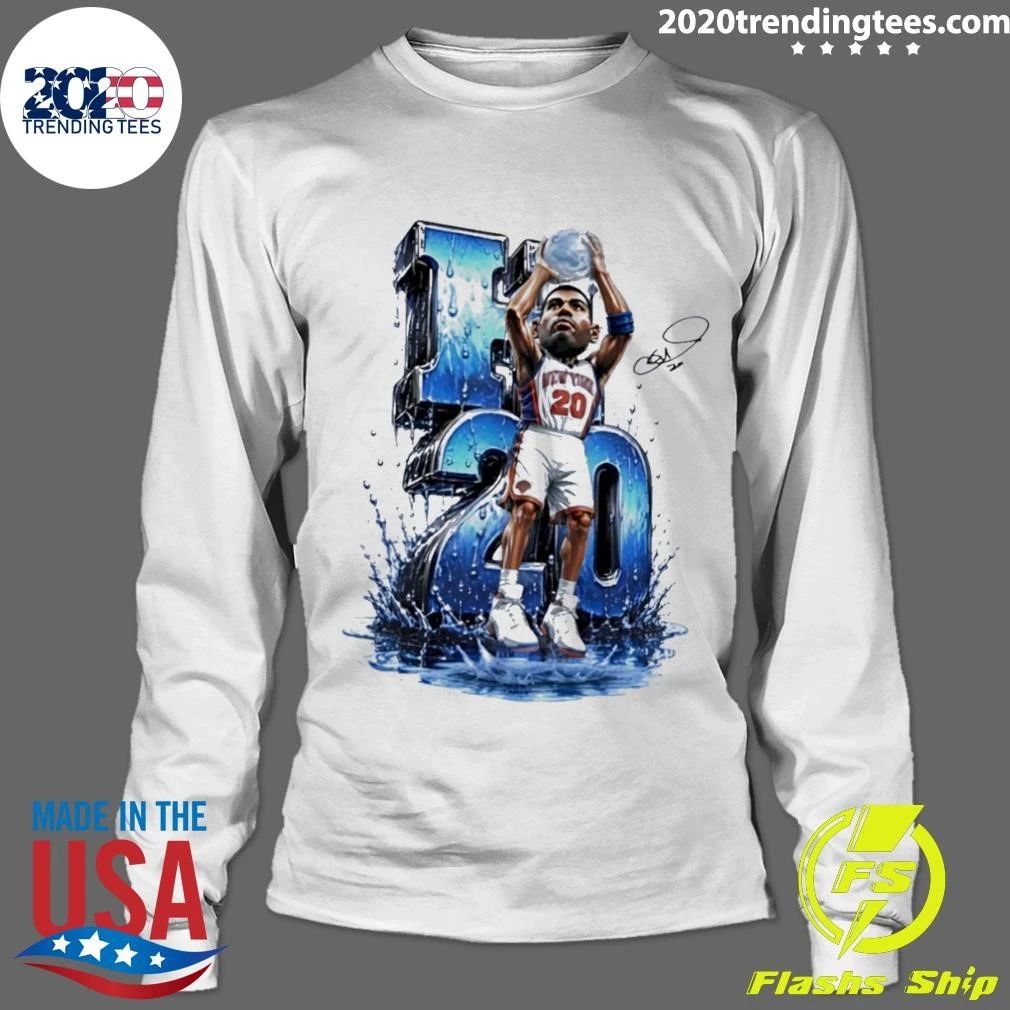 Allan Houston Aka H20 Throwback Signature Shirt