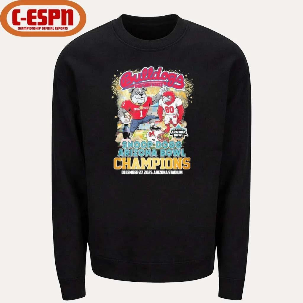 Fresno State Bulldogs Mascot Arizona Bowl Champions Shirt