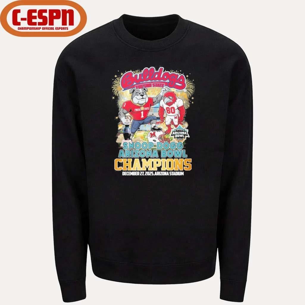 Fresno State Bulldogs Mascot Arizona Bowl Champions Shirt