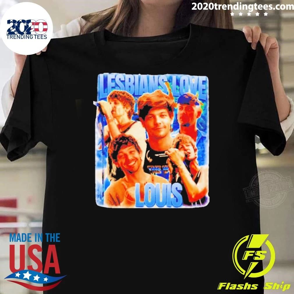 Lesbians Love Louis One Direction Louis Tomlinson Shirt