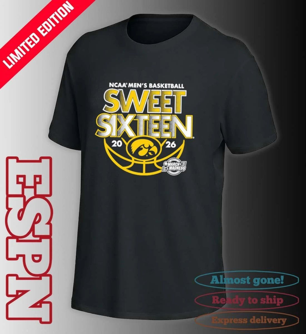 Sweet Sixteen 2026 Iowa Men’s Basketball Shirt