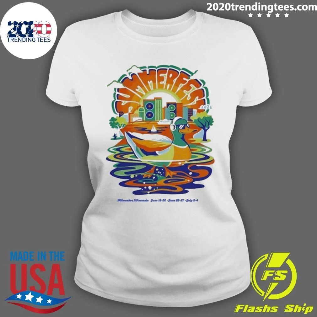 The Summerfest Music Festival Concert Milwaukee June 18-20 2026 Shirt