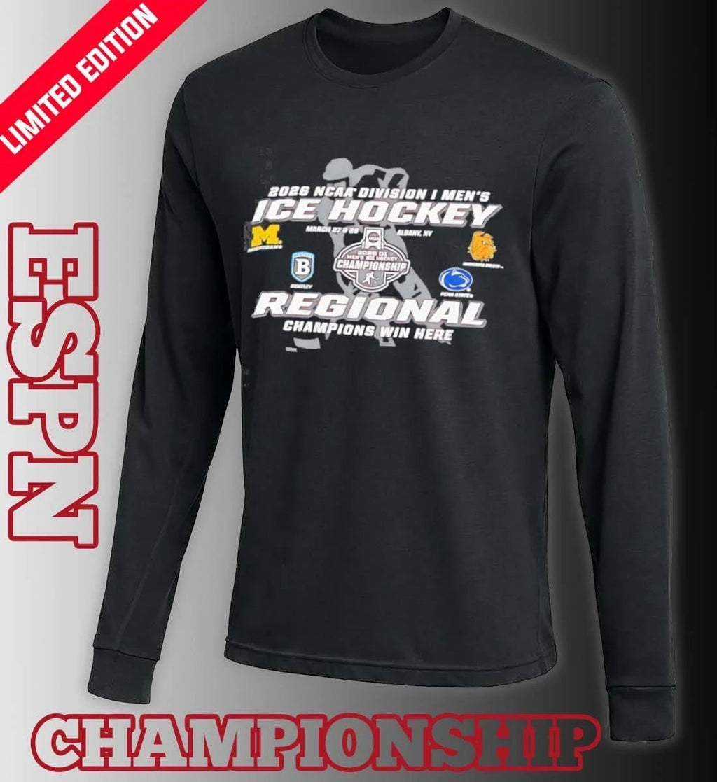 2026 NCAA DI Men’s Ice Hockey Regional Champions Win Here Albany, NY, March 26 & 28 Shirt