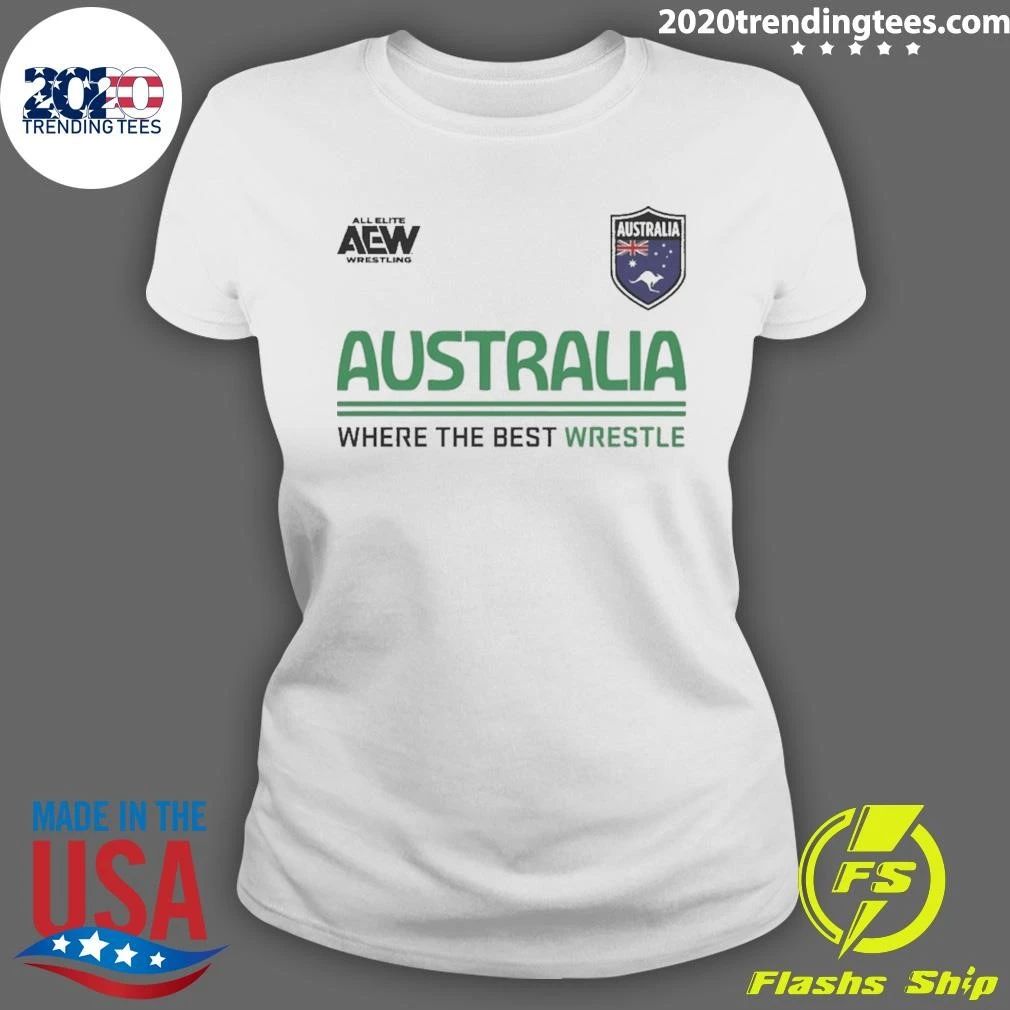 Australia Where The Best Wrestle Shirt