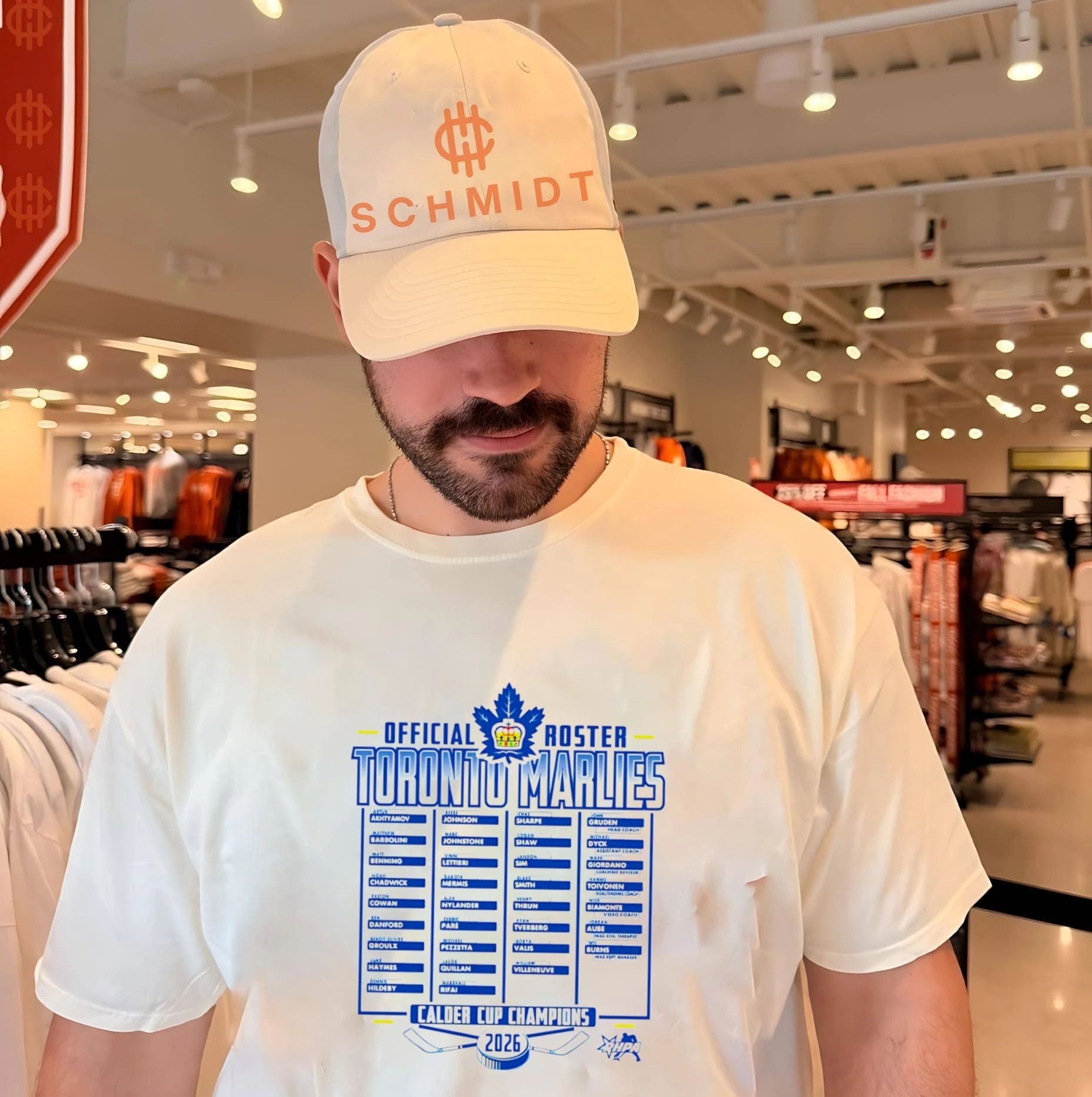Toronto Marlies 2026 Calder Cup Champions Adult Roster shirt