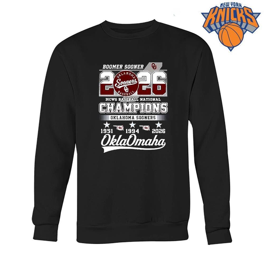 Oklahoma Sooners Crimson 2026 Champions Shirt