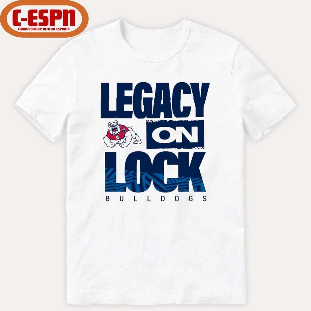 Fresno State Basketball Legacy On Lock Bench T-Shirt