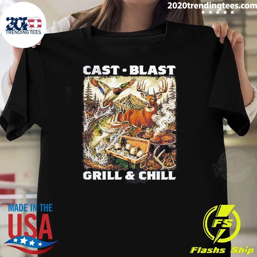 Cast Blast Grill & Chill Vintage Shirt