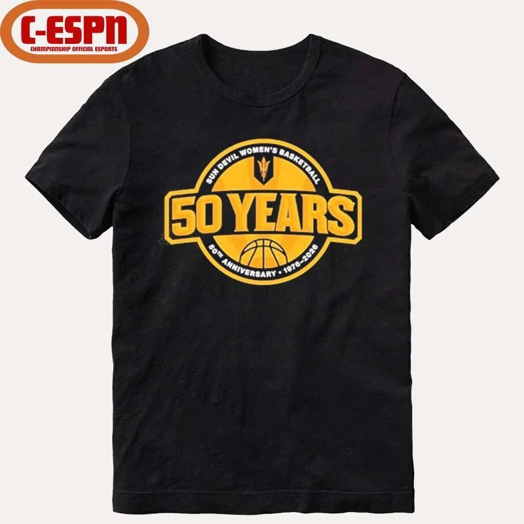 Arizona State Women’s Basketball 50th Anniversary T-Shirt