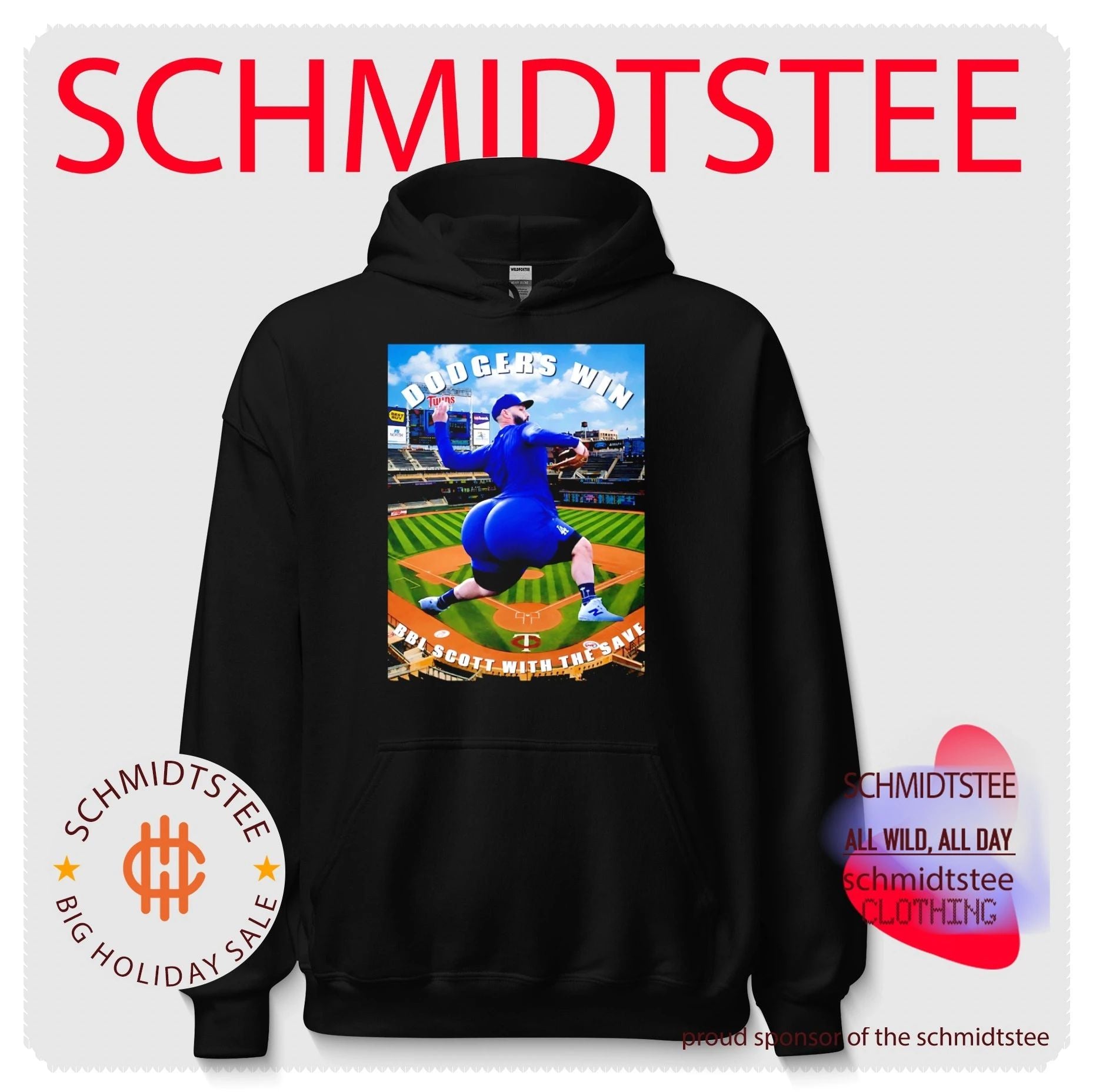 Dodgers Win BBL Scott with the Save Baseball Meme shirt