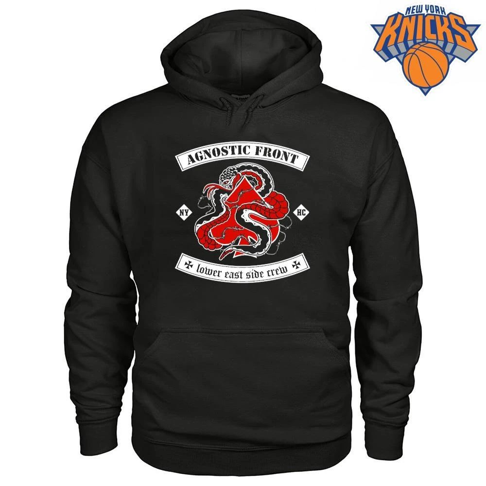 Agnostic Front Lower East Side Crew Snake Ace of Spades Hardcore Shirt