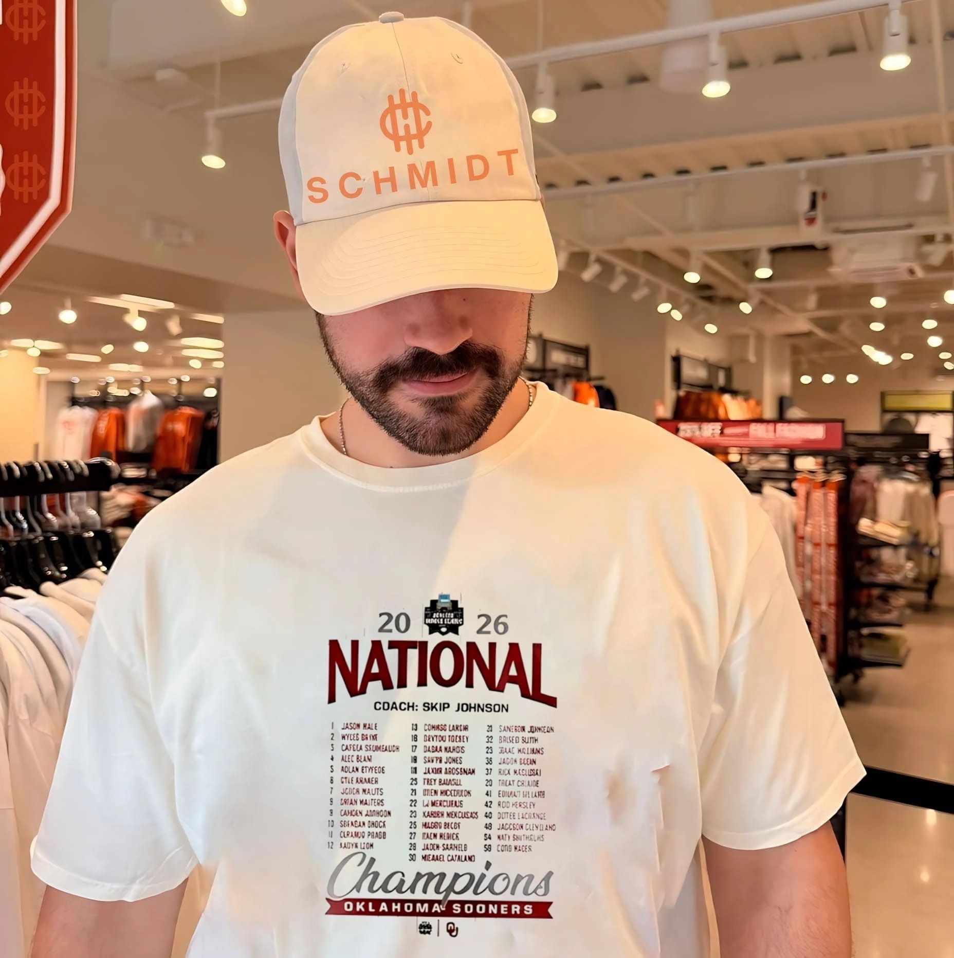 Oklahoma Sooners 2026 NCAA National Champions Roster Baseball shirt