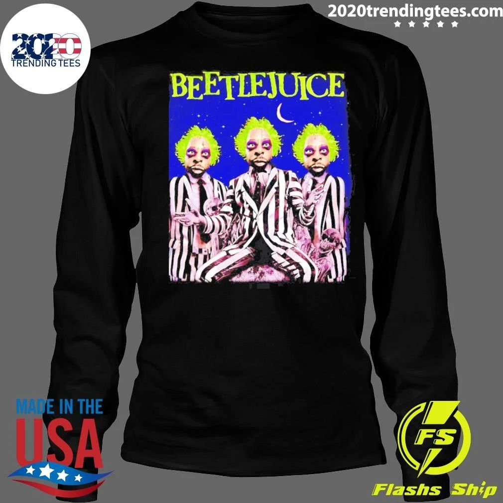 Beetlejuice Bootleg Triple Graphic Shirt