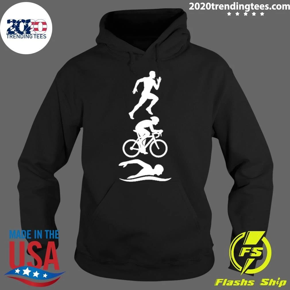 Triathlete Swim Bike Run Tee Shirt