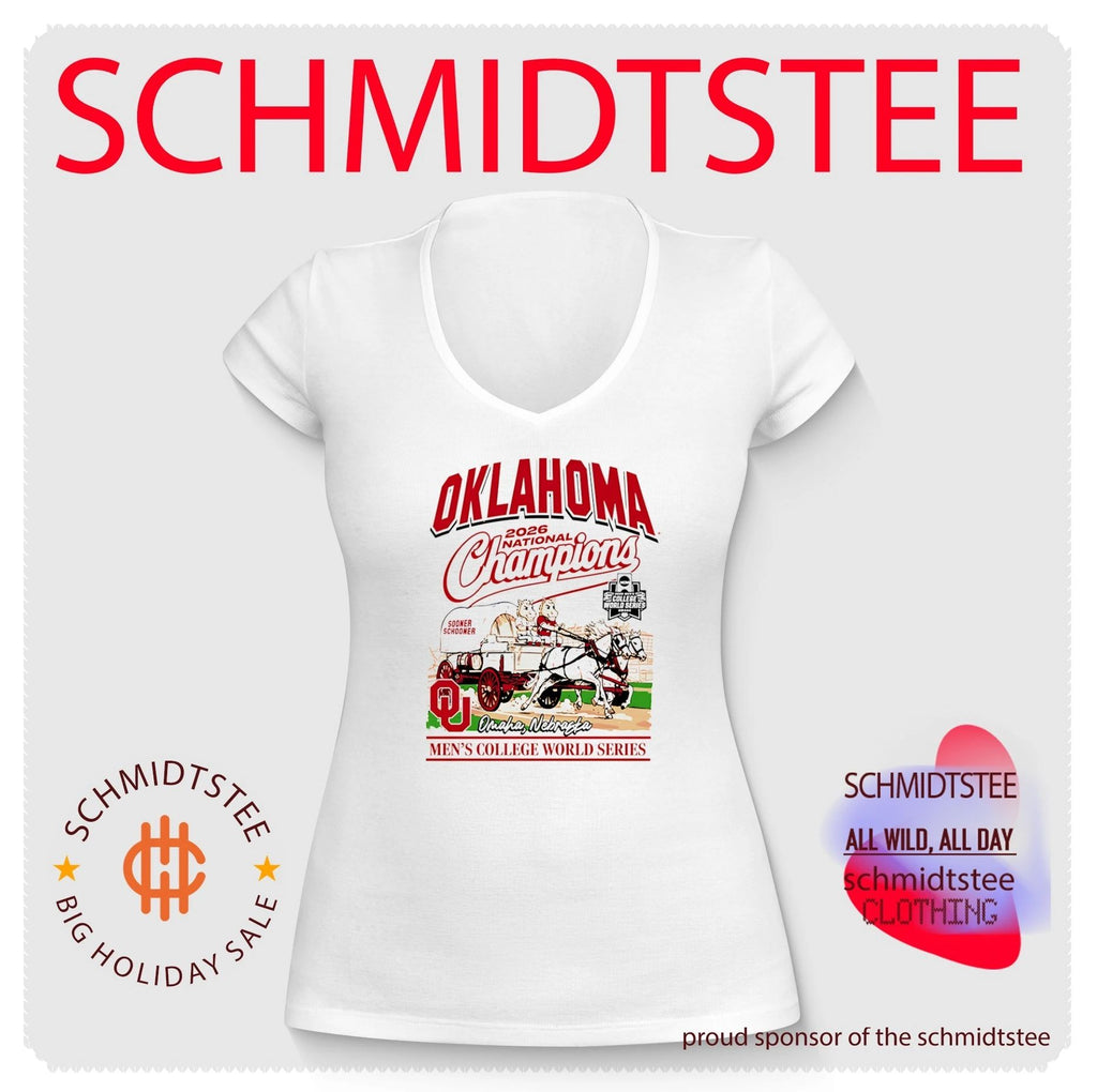 Oklahoma Sooners 2026 College World Series Champions Wagon mascot shirt