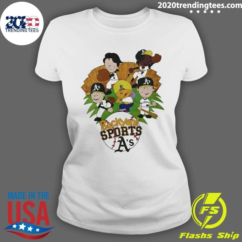 Backyard Sports Oakland Athletics Mlb Graphic Shirt
