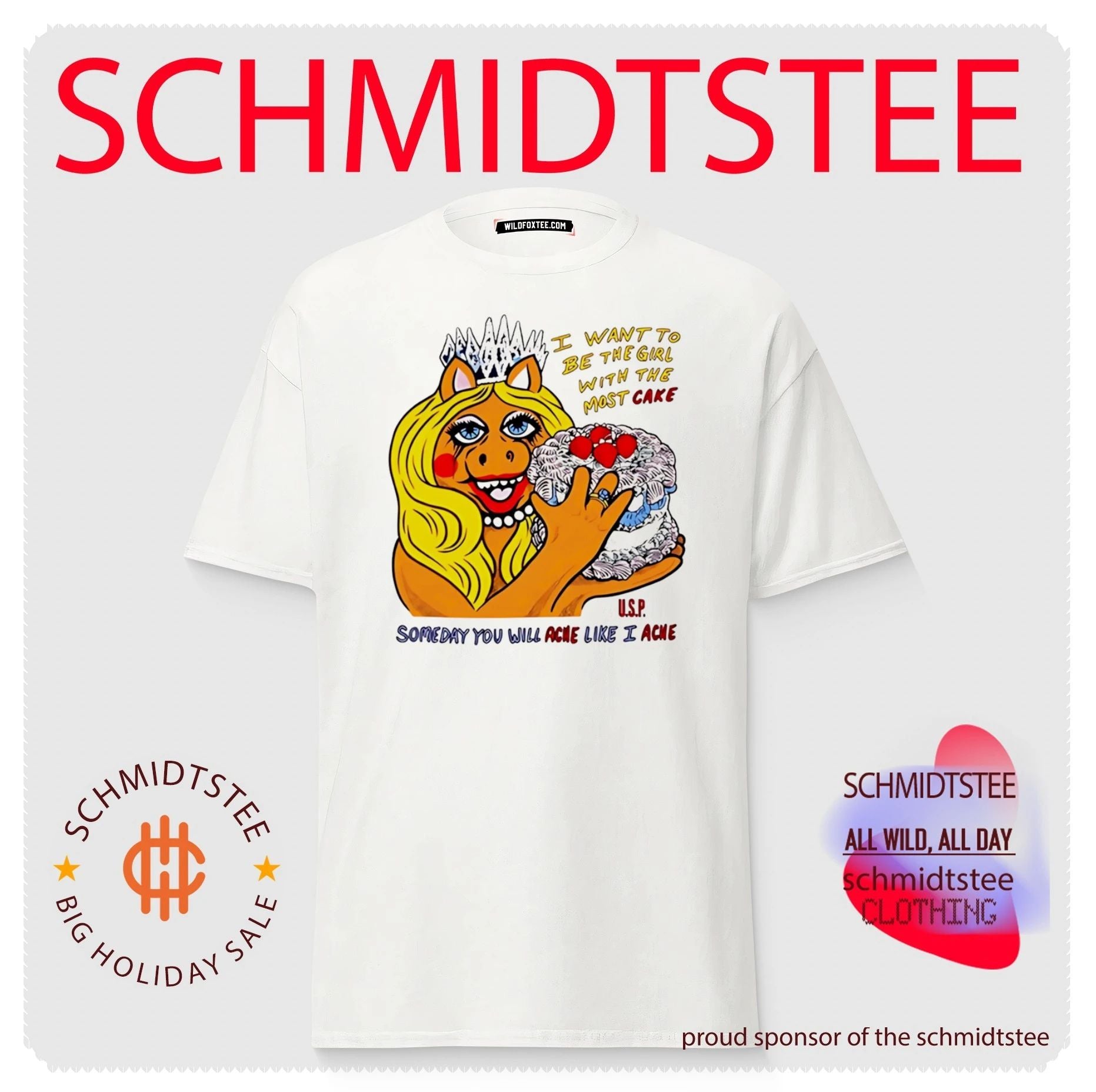 I want to be the girl with the most cake somedy you will ache like I acne shirt