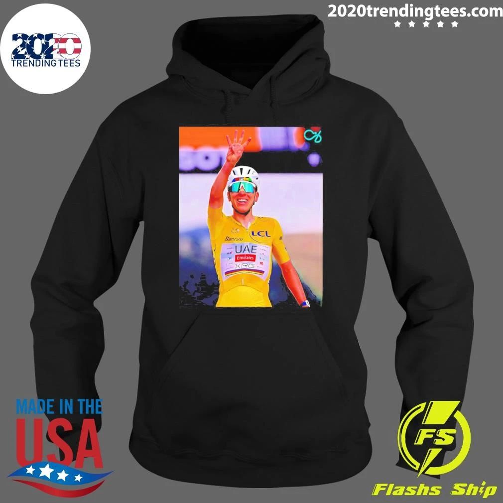 Tadej Pogačar 2026 4 Time Champions Funny Shirt